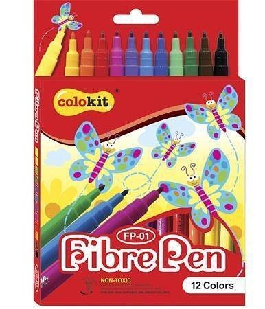 Fixy "Colokit", 12 barev, FLEXOFFICE