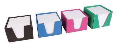 Bloček s dávkovačem, fialová, 100 x 100 mm, 1x 850 listů, čistý