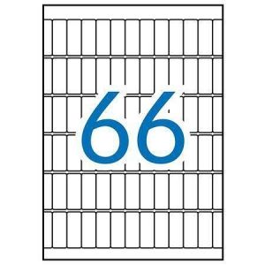 Etikety, zaoblené rohy, 12x30 mm, 990 ks/bal., A5, APLI