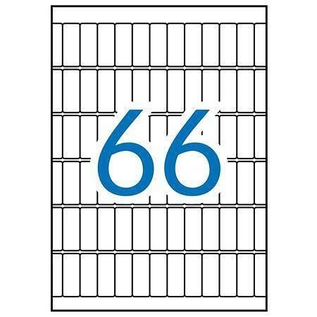 Etikety, zaoblené rohy, 12x30 mm, 990 ks/bal., A5, APLI