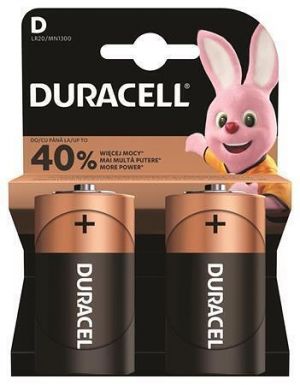 Baterie "Basic", D, 2 ks, DURACELL