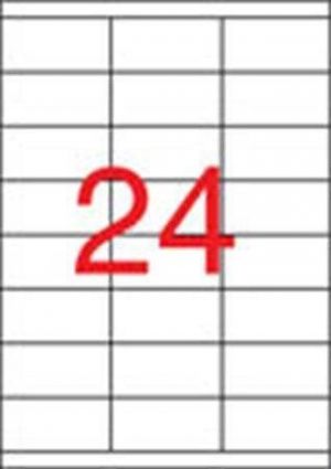 Etiketa, ILC, 70x35 mm, třířadé, 2400 ks/bal., APLI