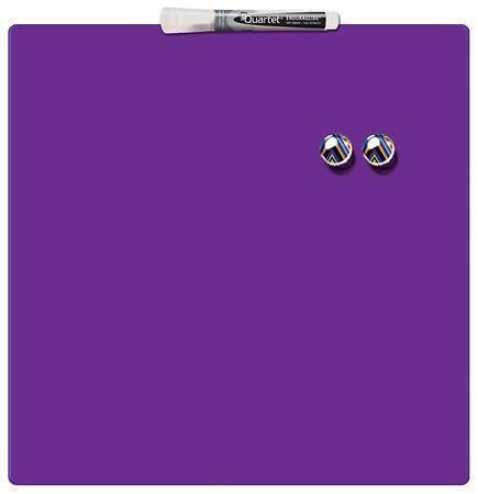 Magnetická tabule "Square Tile", popisovatelná, 360x360mm, fialová, REXEL