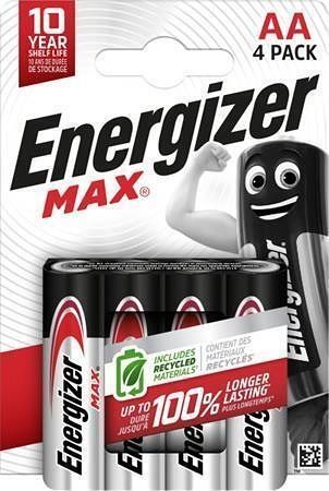 Batterie, AAA (mikrotužková), 4 ks, ENERGIZER "Max"