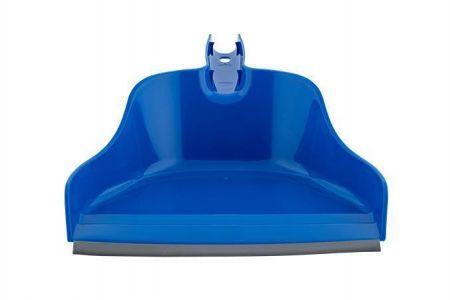 Lopatka na smetí "Handrix", modrá, s gumovým okrajem, BONUS B505