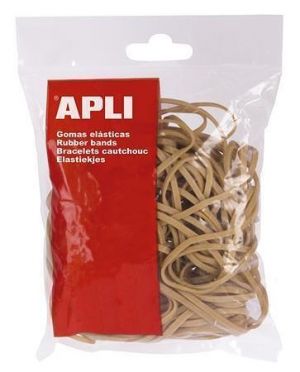 Gumičky, červená, 100 g, 100 x 5 mm, APLI