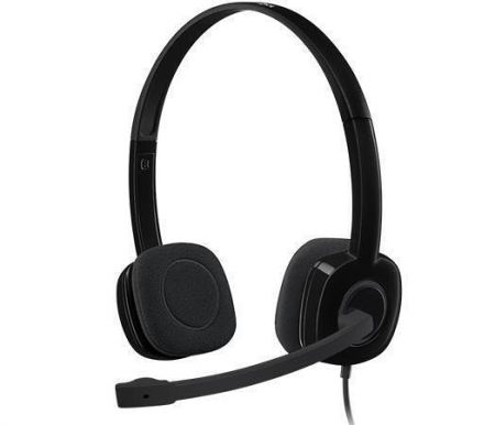 Sluchátka "H151", stereo, s mikrofonem, bezdrátová, LOGITECH 981-000589
