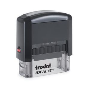 Razítko "Ideal 4911", černá, černý polštářek, TRODAT P2IDEAL4911
