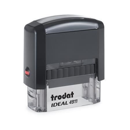 Razítko "Ideal 4911", černá, černý polštářek, TRODAT P2IDEAL4911