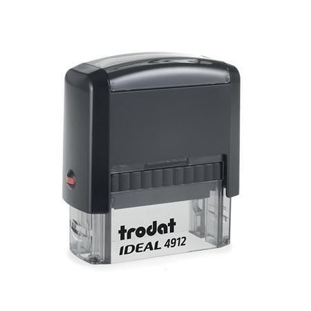 Razítko "Ideal 4912", černá, černý polštářek, TRODAT P2IDEAL4912