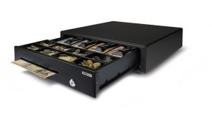 Pokladní zásuvka "LD-4141", manuální, 8 x mince, 4 x bankovky, SAFESCAN