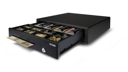 Pokladní zásuvka "LD-4141", manuální, 8 x mince, 4 x bankovky, SAFESCAN