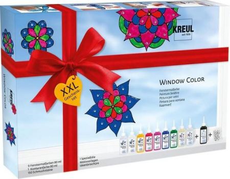 Sada barev na sklo "Window Color XXL", Hobby Line, KREUL