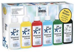 Základní sada barev na sklo "Window Color", Hobby Line, KREUL