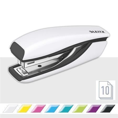Sešívačka "Nexxt Wow 5528", bílá, mini, No.10, 10 listů, kov, LEITZ