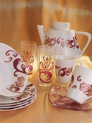 Sada barev na sklo a porcelán "CLASSIC", 6 x 20 ml, Hobby Line, KREUL