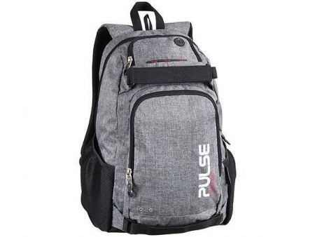 Batoh "Scate" s přihrádkou na notebook, šedá, PULSE