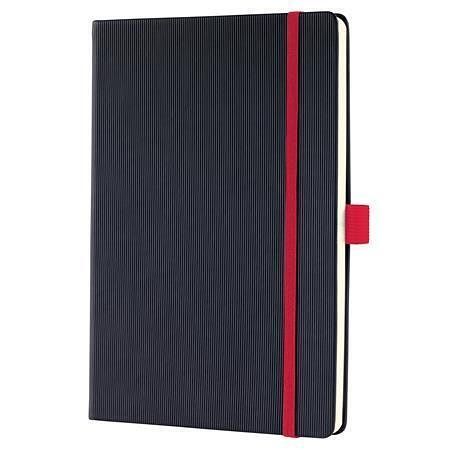 Exkluzivní zápisník "Conceptum Red Edition", černo-červená, A5, linkovaný, 194 listů, SIGE