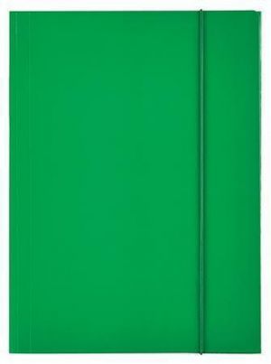 Desky s gumičkou "Economy", 15 mm, karton, A4, zelená, ESSELTE