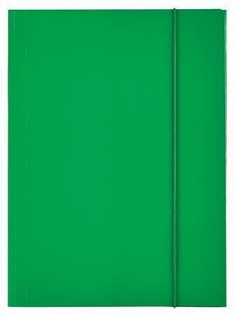 Desky s gumičkou "Economy", 15 mm, karton, A4, zelená, ESSELTE