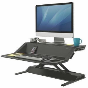 Pracovní stanice "Sit-Stand Lotus™", černá, FELLOWES