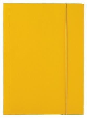 Desky s gumičkou "Economy", 15 mm, karton, A4, žlutá, ESSELTE