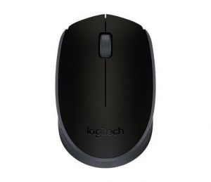 Myš "M171", černá, bezdrátová, optická, USB, vel. střední, LOGITECH