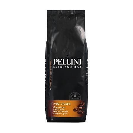 Káva zrnková, pražená, vakuově balené, 1000 g, PELLINI "Vivace"