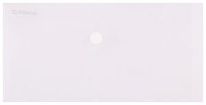 Spisové desky, s drukem, transparentní, DL, PP, 220x110x0,18, DONAU