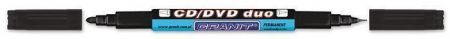 Permanentní popisovač na CD/DVD "M830", černá, 0,4/1,5-2,5 mm oboustranný, GRANIT