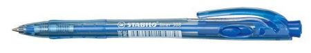 Kuličkové pero "Liner 308", modrá, 0,3mm, stiskací mechanismus, STABILO