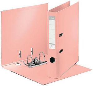 Pákový pořadač "Standard", Solea broskvová, ochranné spodní kování, 50 mm, A4, PP, ESSELTE