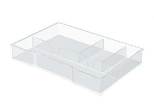 Zásuvkový organizér pro boxy Leitz "Plus/Wow/Cube", průhledná, LEITZ