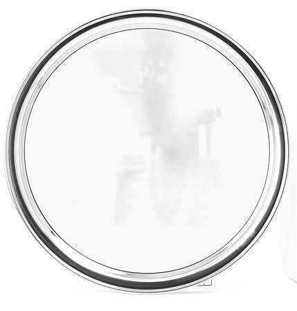 Kovový tác, kulatý, chromový, 29 cm