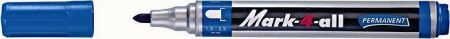 Permanentní popisovač "Mark-4-all", modrá, 1,5-2,5mm, kuželový hrot, STABILO