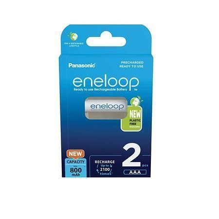 Dobíjecí baterie "Eneloop", AAA, 2 x 800 mAh Ni-MH, PANASONIC 