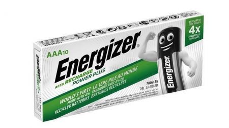 Nabíjecí baterie "Extreme", AAA, 10 ks, 700mAh, přednabité, ENERGIZER 7638900416985