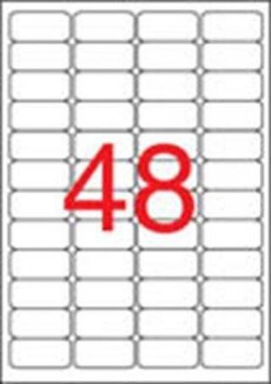 Etiketa bezpečnostní, zaoblené rohy, 45,7 x 21,2mm, APLI, 240 ks/bal., APLI