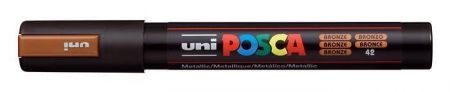 Akrylový popisovač "Posca PC-5M", bronzová, 1,8-2,5 mm, UNI 2UPC5MBRONZ