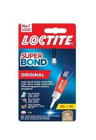 Vteřinové lepidlo "Loctite Super Bond Original", 4 g, HENKEL