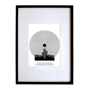 Rámeček "Fotoplus", černá, 21 x 29,7 cm, hliník