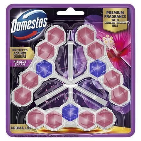 WC blok "Aroma Lux", ibišek, 3x 50 g, DOMESTOS 64388868