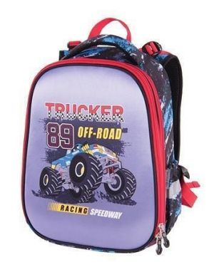 Batoh "Anatomic Cube Off-Road", černá - červená, anatomický, PULSE 122162