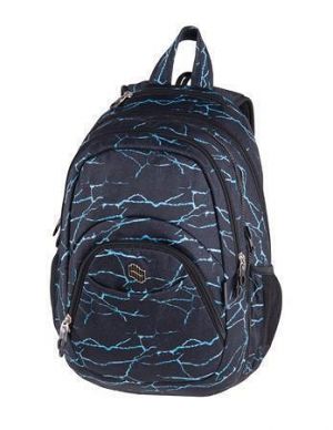Batoh "Teens Blue Lava", 2v1, přihrádka na notebook a audio konektor, PULSE 122055