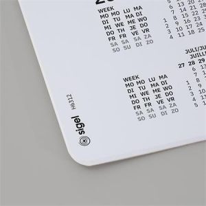 Stolní podložka "Pastel", 595 x 410 mm, 3 roční a týdenní kalendář, SIGEL H6312