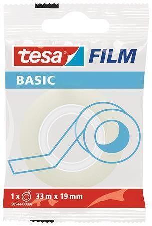 Lepicí páska "Basic 58544", průhledná, 19 mm x 33 m, TESA