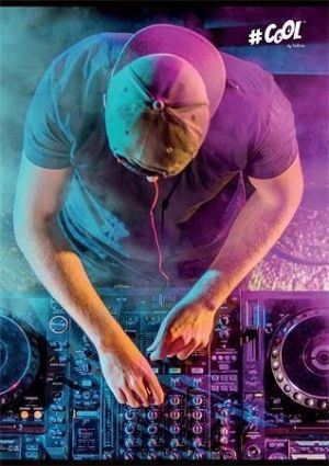 Sešit "DJ", A5, čtverečkovaný, 96 listů, COOL BY VICTORIA