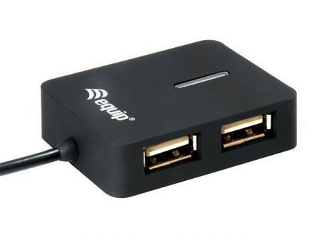 USB HUB "Life", 4 porty, USB 2.0, EQUIP 128952