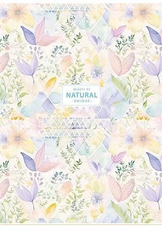 Sešit "Natural", mix motivů, A4, linkovaný, 80 listů, SHKOLYARYK A4-080-5231L