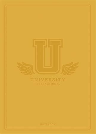 Sešit "University International", mix motivů, A5, čtverečkovaný, 60 listů, SHKOLYARYK A5-0